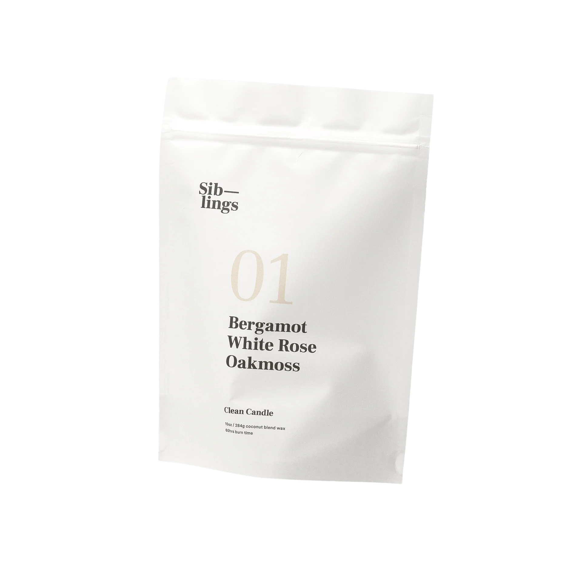 Scent No.1 Candle Refill Kit: Bergamot, White Rose, Oakmoss