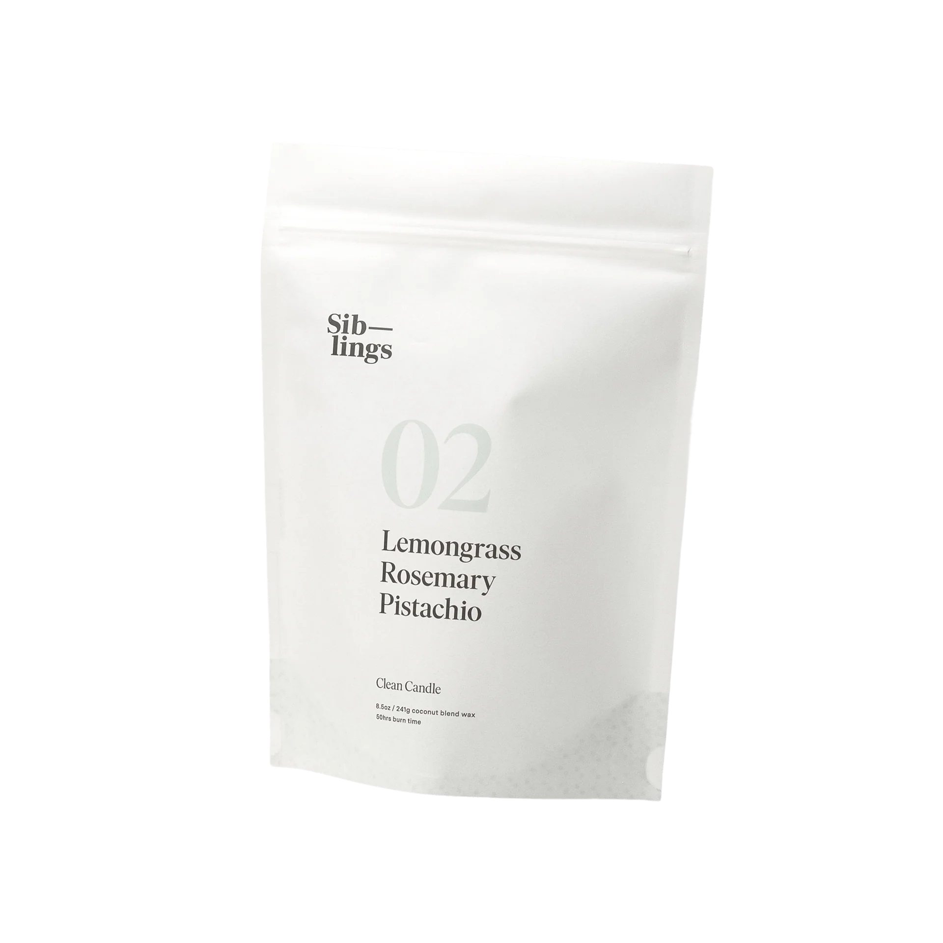 Scent No.2 Candle Refill Kit: Lemongrass, Rosemary, Pistachio