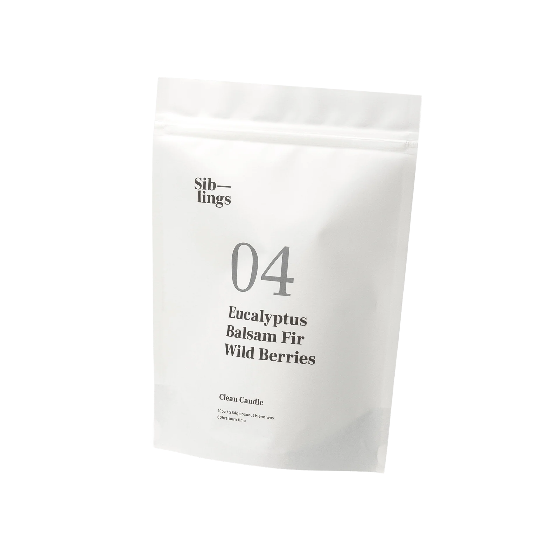 Scent No.4 Candle Refill Kit: Eucalyptus, Basalm Fir, Wild Berries