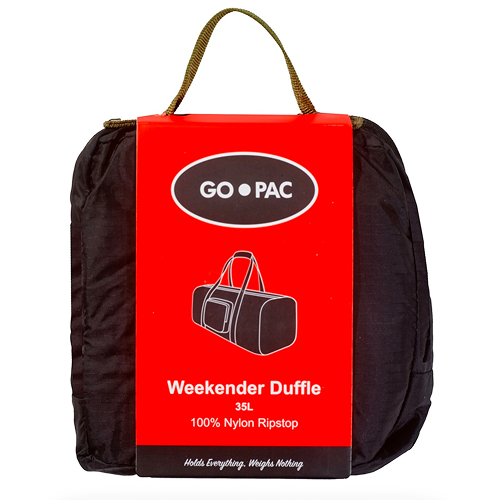 GO PAC Foldable Roadtripper Duffle - Holds 35L