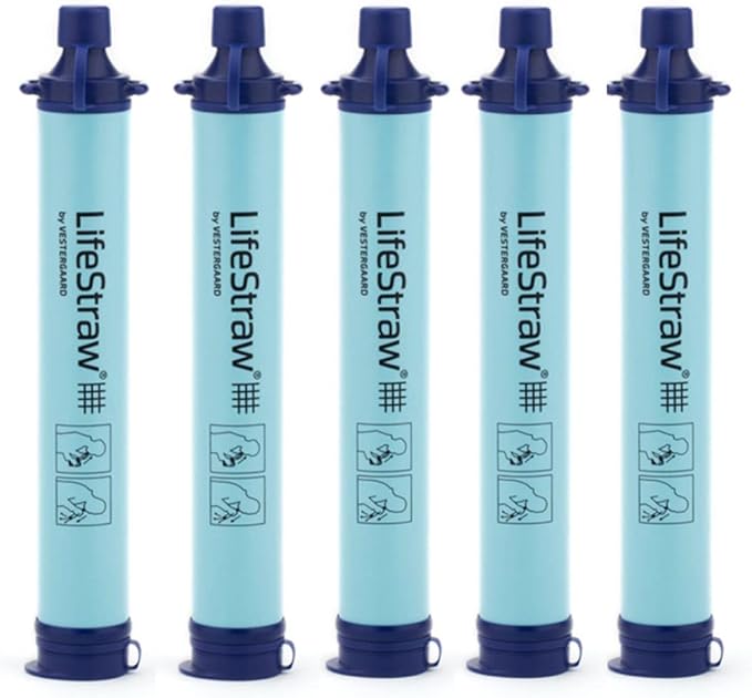 LifeStraw Personal Water Filter, 5 Pack
