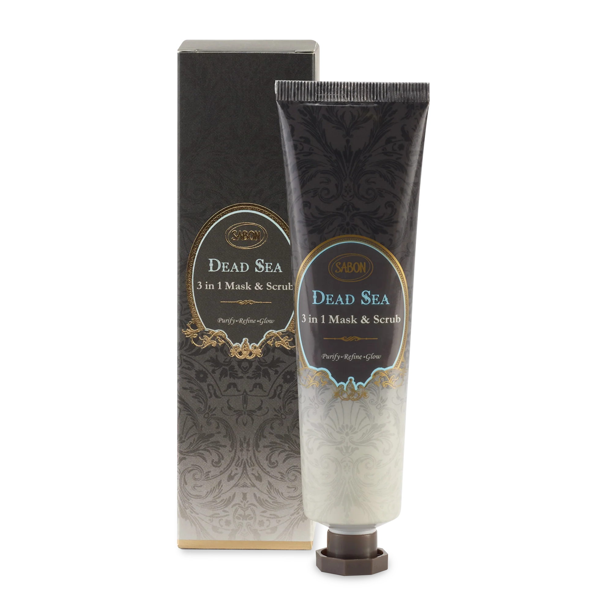 SABON 3-in-1 Dead Sea Mask + Scrub (50ml) — The Mini “Spa Shower” Reset