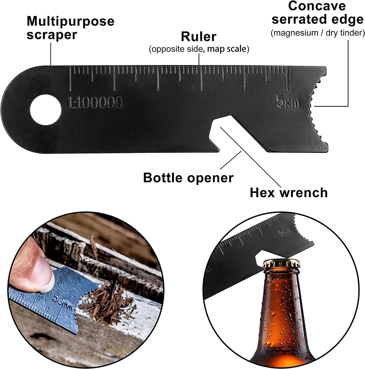 Fire Starter Survival Kit, Magnesium Waterproof Matches