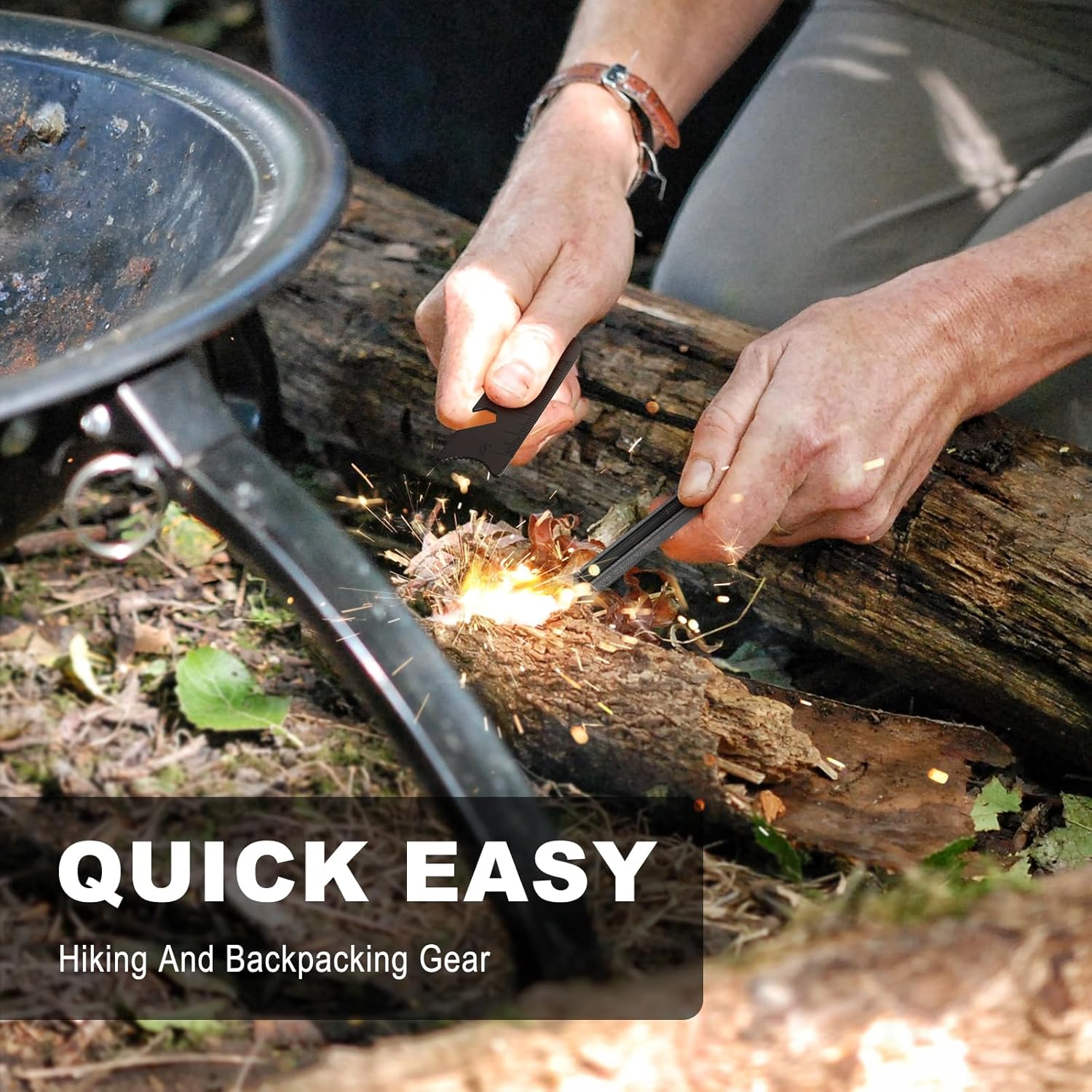 Fire Starter Survival Kit, Magnesium Waterproof Matches