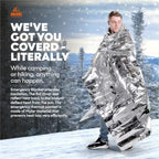Emergency Blankets Mylar Thermal Blanket (10 Pack)