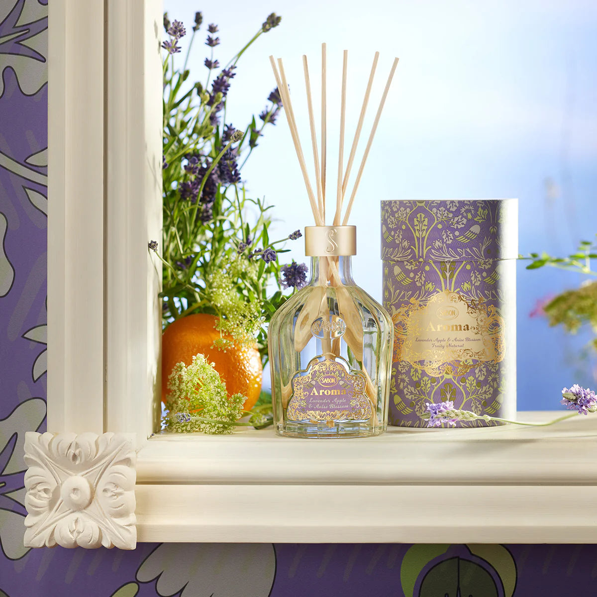 Aroma Reed Diffuser: Lavender Apple & Anise Blossom 8.3oz (245mL)