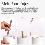 Scent No.4 Candle Refill Kit: Eucalyptus, Basalm Fir, Wild Berries