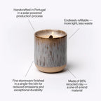 Farm Tomatoes Artisan Candle In Earth Glaze Vessel