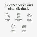 Oud & Peach Candle Refill Kit