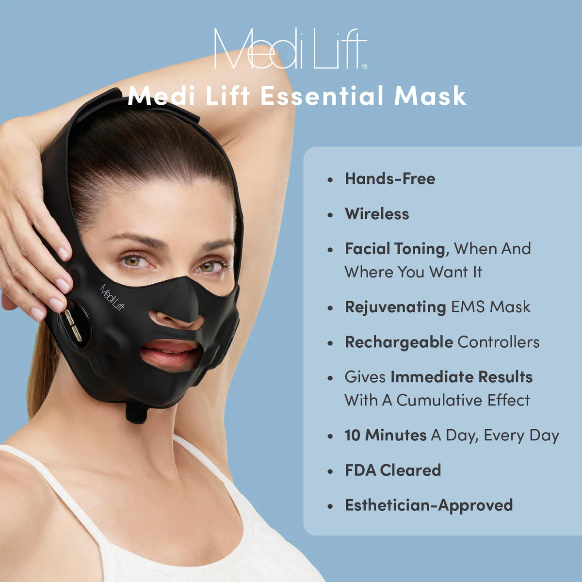 Medi Lift EMS Face Sculpting Mask (patented and wireless)