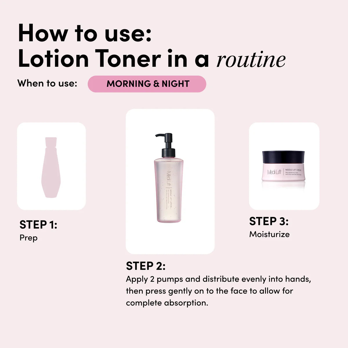 Needle Lift Lotion Toner with 1,800,000 Micro-Spicules