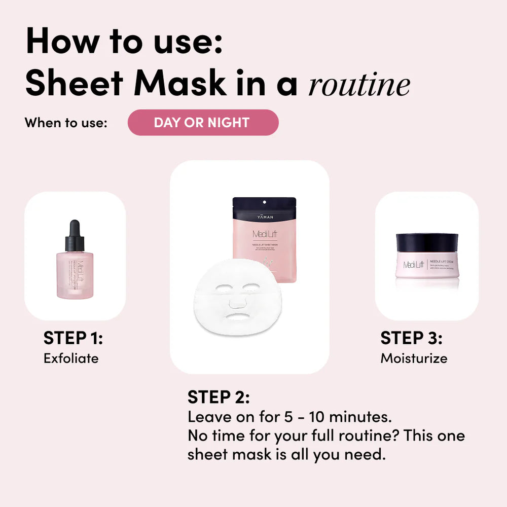 Needle Lift Firming Sheet Mask (7 sheets)
