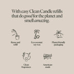 No.14 Candle Refill Kit: Almond, Brown Butter, Vanilla Bean